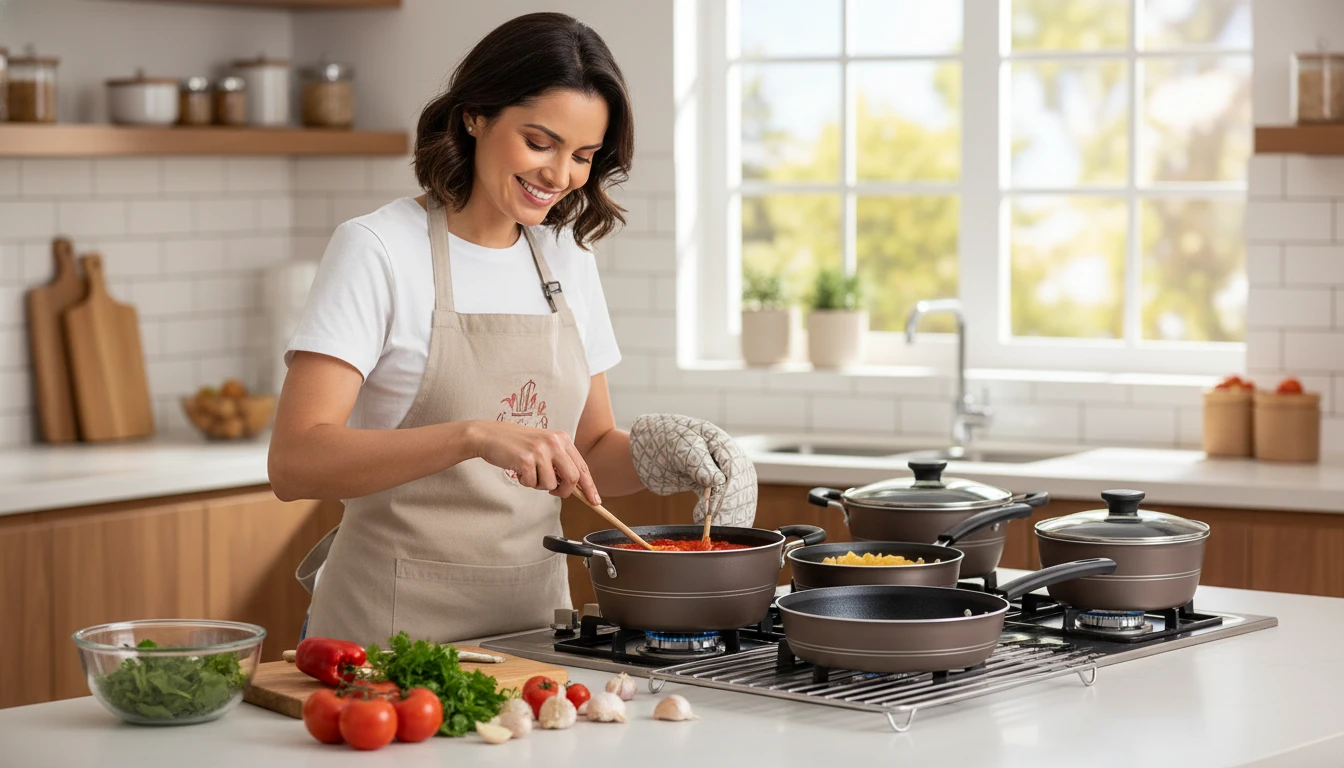 panelas de inox e ferro fundido para carnes